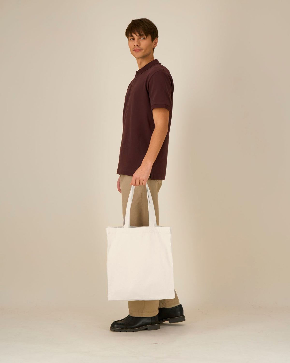 TLKS Mid Tote Bag - Natural Raw