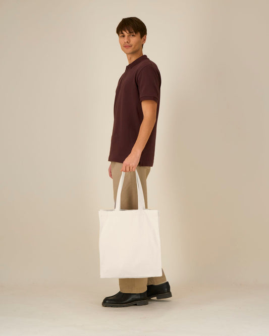 TLKS Mid Tote Bag - Natural Raw