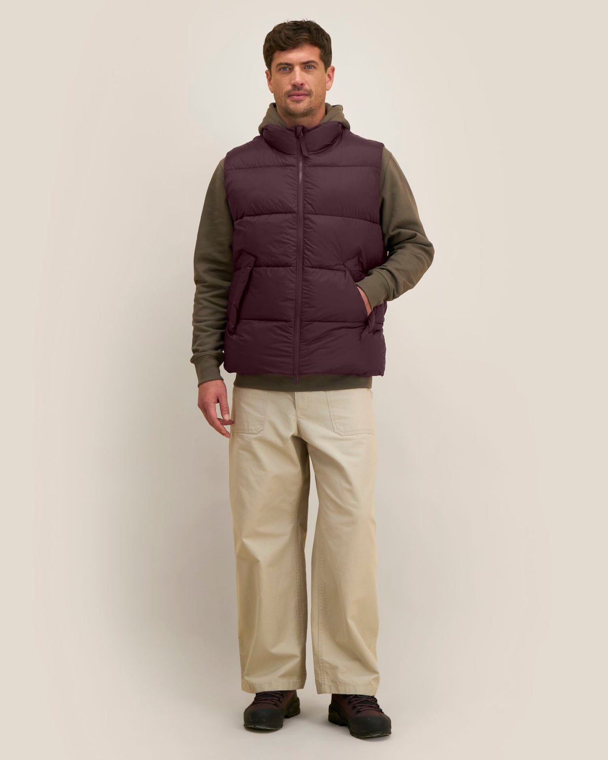 Puffer Gilet 2.0 - Red Brown