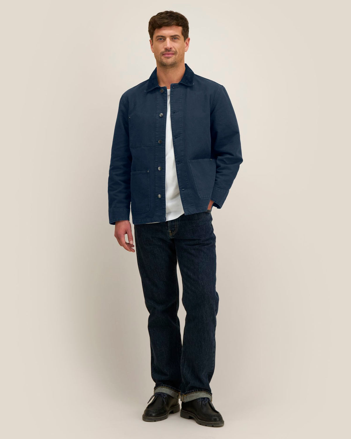 Chore Jacket - G.Dyed Navy