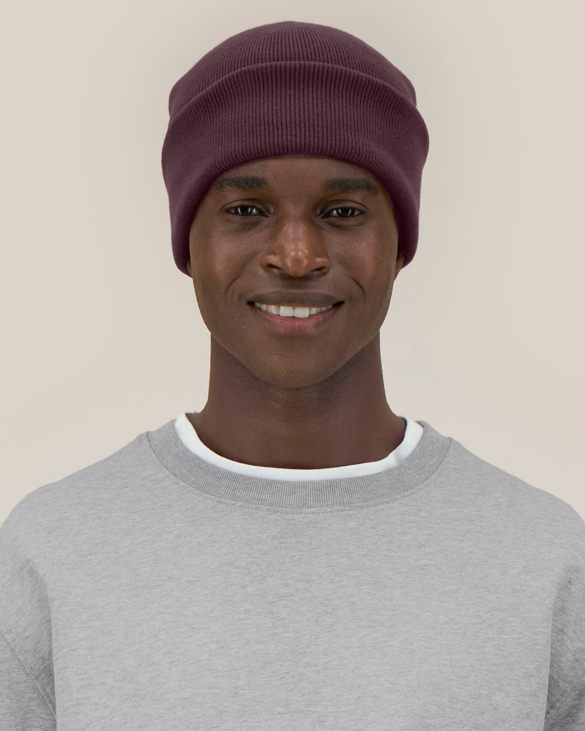 Rib Beanie 2.0 - Red Brown